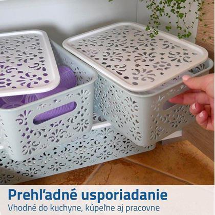 Obrázok z Úložný box s vekom malý  -  ružový