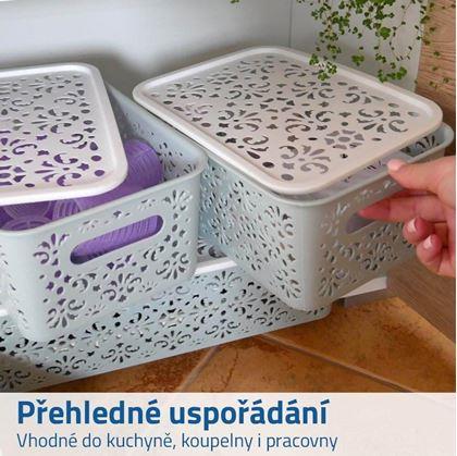 Obrázok z Úložný box s vekom malý  -  ružový