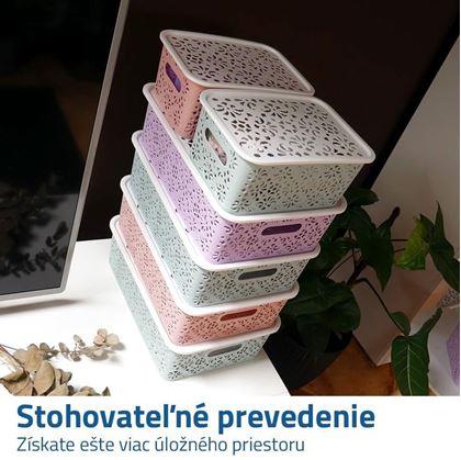 Obrázok z Úložný box s vekom malý  -  ružový