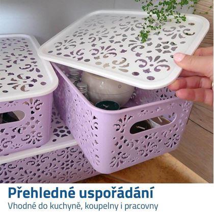 Obrázok z Úložný box s vekom malý  -  ružový