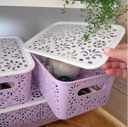 Obrázok z Úložný box s vekom malý  -  ružový