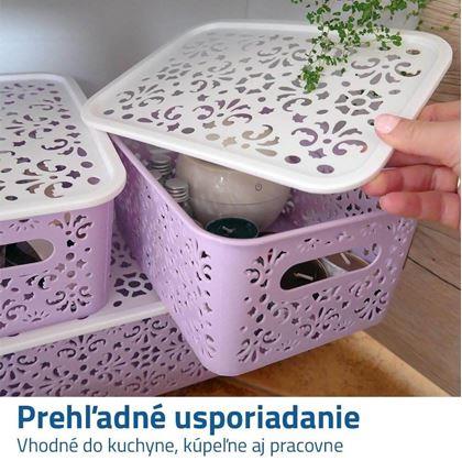 Obrázok z Úložný box s vekom malý  -  ružový