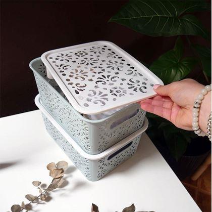 Obrázok z Úložný box s vekom malý  -  ružový