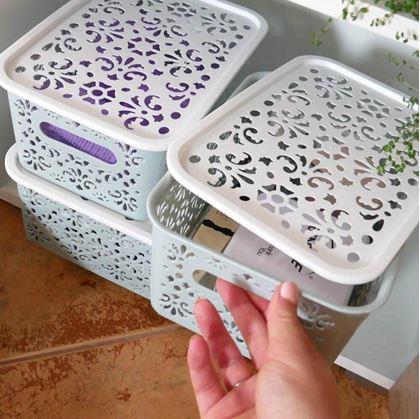 Obrázok z Úložný box s vekom malý  -  ružový