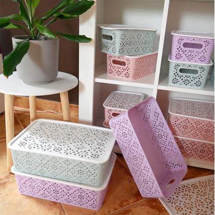 Obrázok z Úložný box s vekom malý  -  ružový