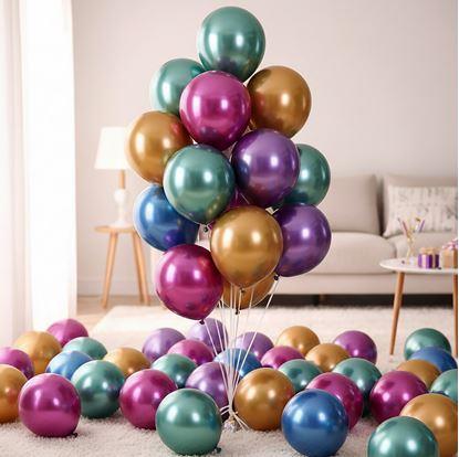 Obrázok Metalické balóny 50 ks