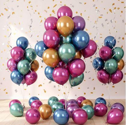 Obrázok z Metalické balóny 50 ks