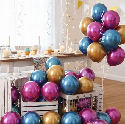 Obrázok z Metalické balóny 50 ks