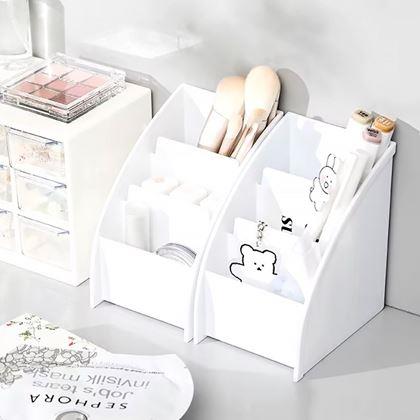 Obrázok z Organizér na stôl s priehradkami  -  biely