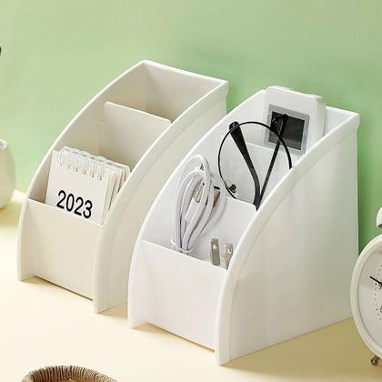 Obrázok z Organizér na stôl s priehradkami  -  biely