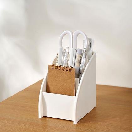 Obrázok z Organizér na stôl s priehradkami  -  biely