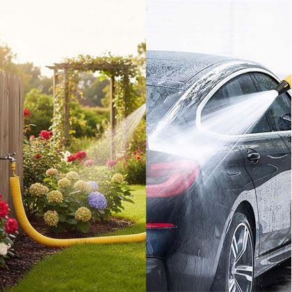 Obrázok z Špirálová záhradná hadica s pištoľou 10 m