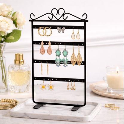 Obrázok Stojan na šperky a náušnice kovový