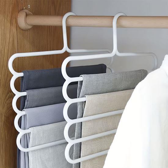 Obrázok z Vešiak na nohavice - biely