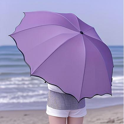 Obrázok z Magický skladací dáždnik -  fialový