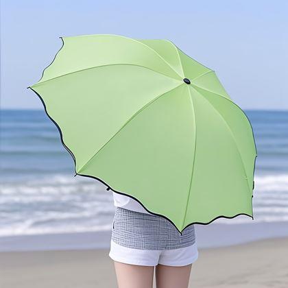 Obrázok z Magický skladací dáždnik -  limetkový