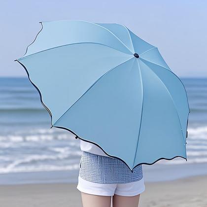 Obrázok z Magický skladací dáždnik -  modrý