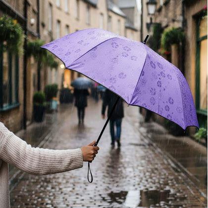 Obrázok z Magický skladací dáždnik -  fialový