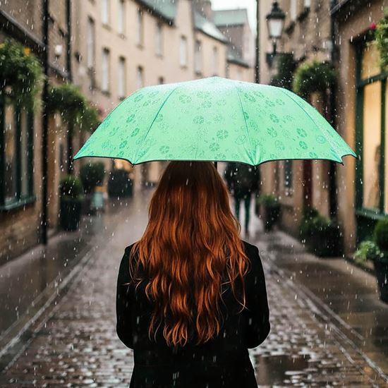 Obrázok z Magický skladací dáždnik -  mentolový