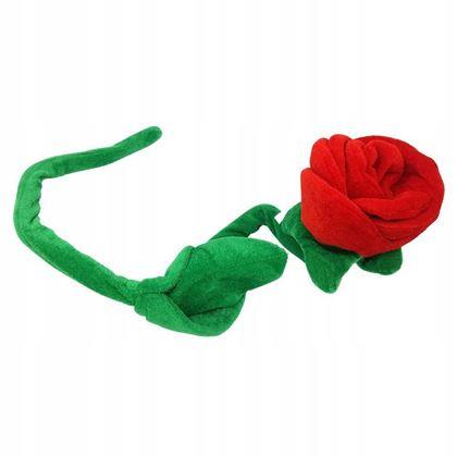 Obrázok z Plyšová červená ruža