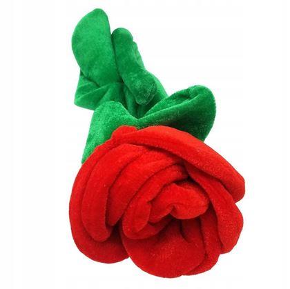 Obrázok z Plyšová červená ruža