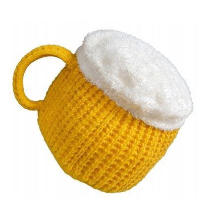 Obrázok z Pletená čiapka - pollitr s uchom