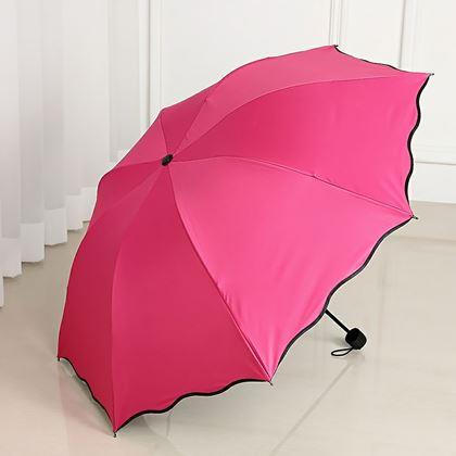 Obrázok z Magický skladací dáždnik -  tmavo růžový
