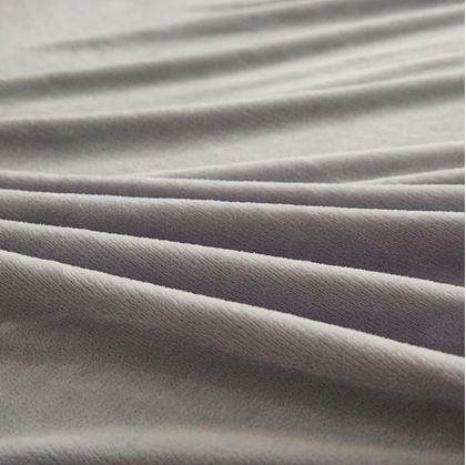 Obrázok z Mikroplyšové prestieradlo 90 x 200 cm  - svetlo šedé