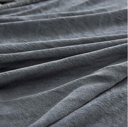 Obrázok z Mikroplyšové prestieradlo 90 x 200 cm  - tmavo šedé