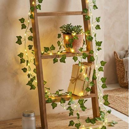 Obrázok Svetelná reťaz 2 m - zelené listy