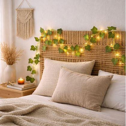 Obrázok z Svetelná reťaz 2 m - zelené listy