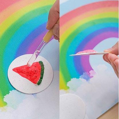 Obrázok 3D maľovanie na penovú papier 10 ks