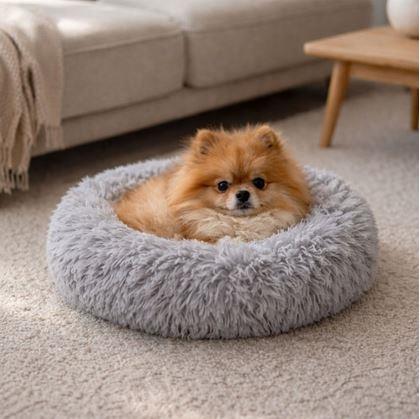 Obrázok z Chlpatý pelech pre mačky, priemer 40 cm