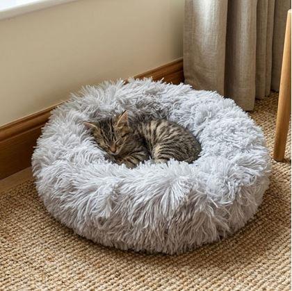 Obrázok z Chlpatý pelech pre mačky, priemer 40 cm