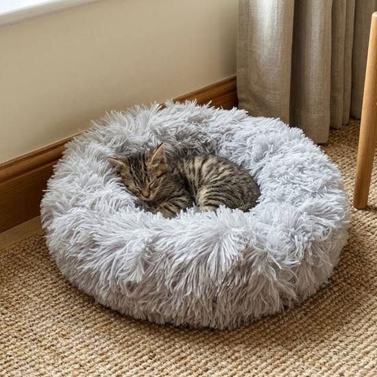 Obrázok z Chlpatý pelech pre mačky, priemer 40 cm
