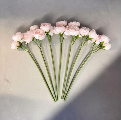 Obrázok z Umelá kytica - pivonka, 9 stoniek