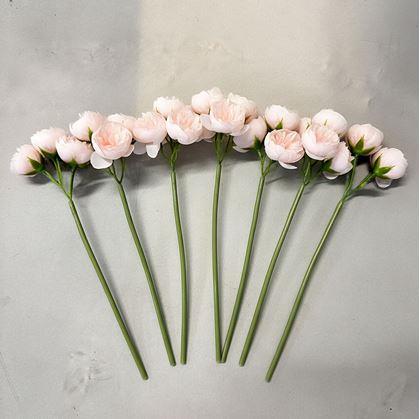 Obrázok z Umelá kytica - pivonka, 9 stoniek