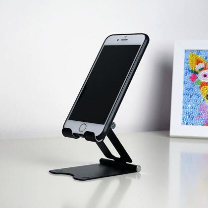 Obrázok z Kovový držiak na mobil - čierny