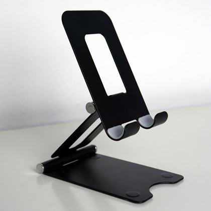 Obrázok z Kovový držiak na mobil - čierny