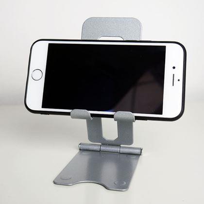 Obrázok z Kovový držiak na mobil - strieborný