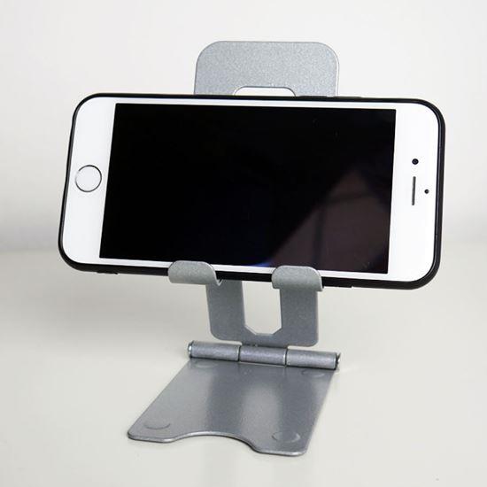Obrázok z Kovový držiak na mobil - strieborný