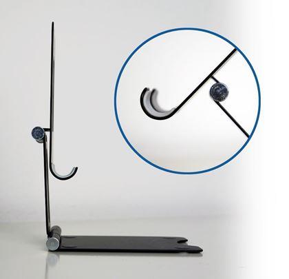 Obrázok z Kovový držiak na mobil - čierny