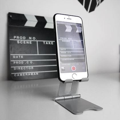 Obrázok z Kovový držiak na mobil - strieborný