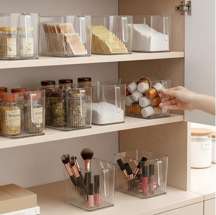 Obrázok z Priehľadný organizér do chladničky s úchytkou