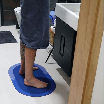 Obrázok z Rýchloschnúca kúpeľňová predložka 78x48 cm