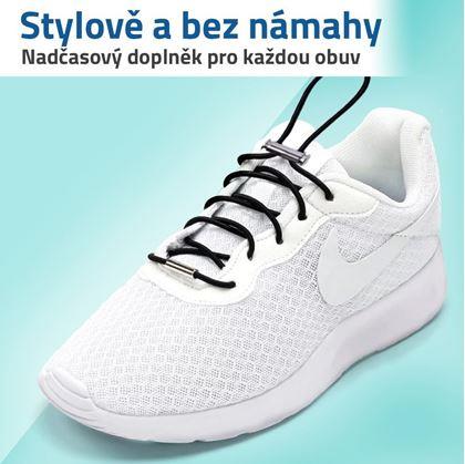 Obrázok z Rýchloviazacie šnúrky  -  biele