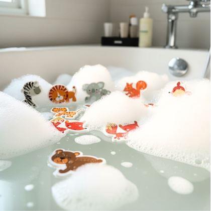 Obrázok z Peníkové zvieratká do vane 15 ks