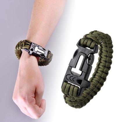 Obrázok z Náramok prežitia - zelený