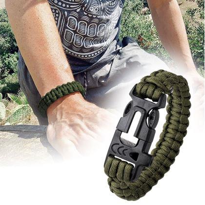 Obrázok z Náramok prežitia - zelený