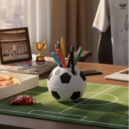 Obrázok z Držiak na perá - futbalová lopta